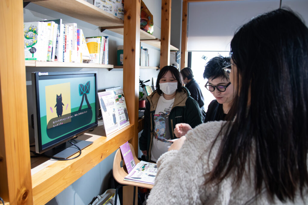 各プロジェクトの展示の様子