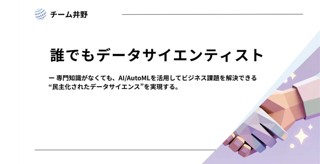 各プロジェクトのスライド