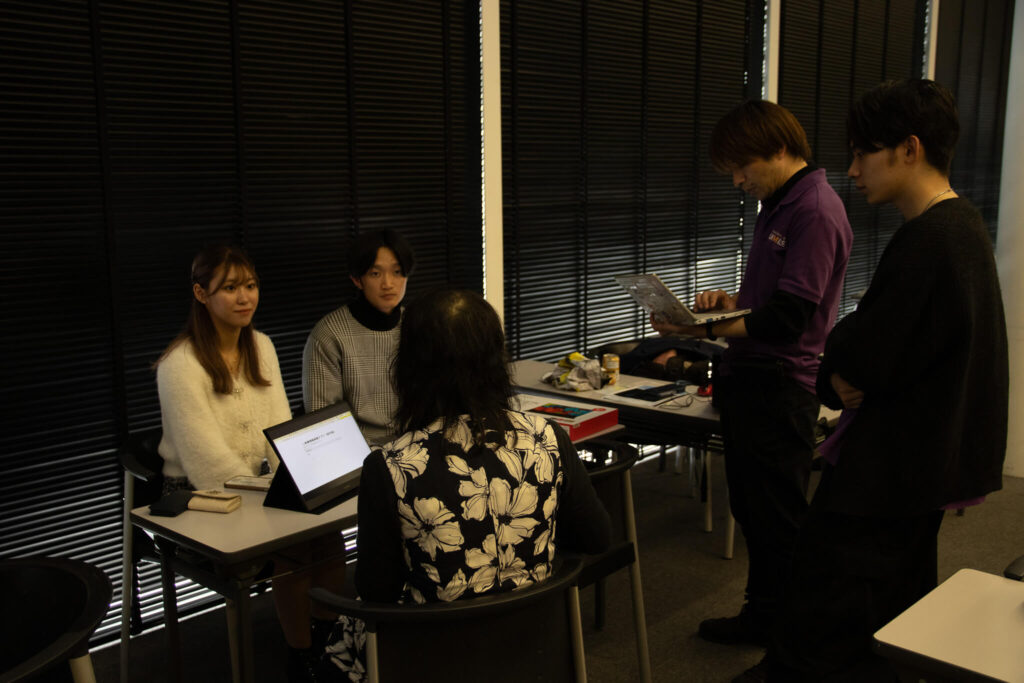 各プロジェクトのデモの様子