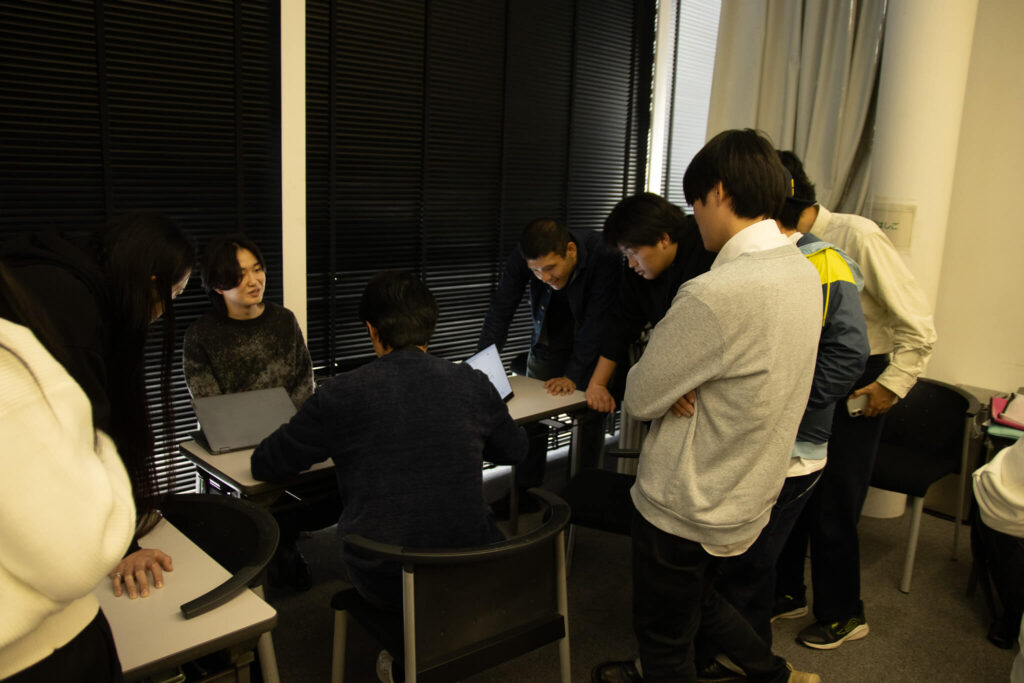 各プロジェクトのデモの様子