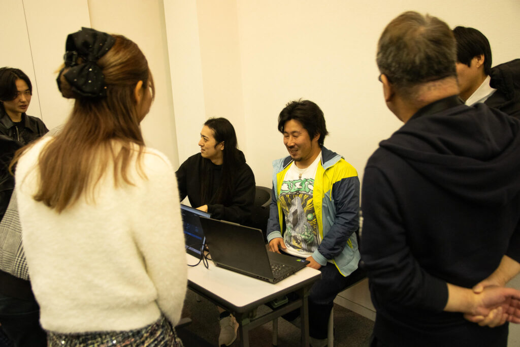 各プロジェクトのデモの様子