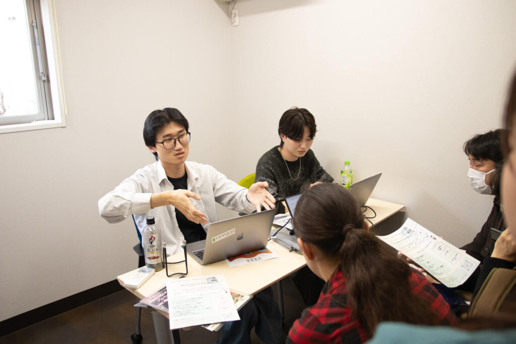 2巡目グループの展示会の様子