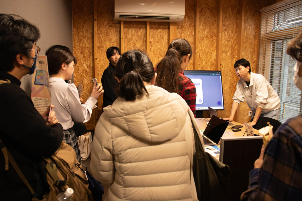 3巡目グループの展示会の様子